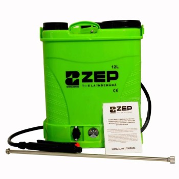 Pompa de stropit electrica cu acumulator, ZEP, 12l, 12V, 8A