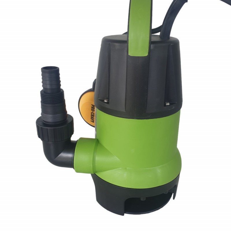 Pompa submersibila de apa murdara, PROCRAFT PN18, 750W, 12500 l/h, adancime maxima 8 m