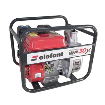 Motopompa pentru apa, ELEFANT WP30X, motor 4T benzina, 196 cc, 6.5 CP, 2 toli, 30 m3/h
