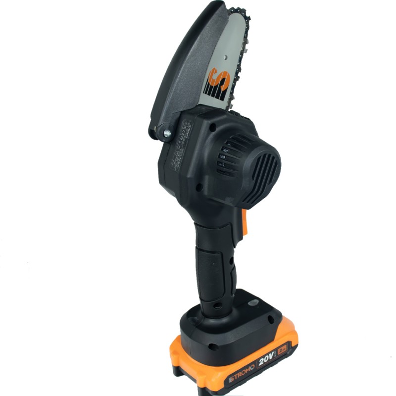 Mini fierastrau cu lant pe acumulator, STROMO AAS20, 20V, 2Ah, 4000RPM, 2 x lame, 2 x lanturi Mini fierastrau cu lant pe acumulator, STROMO AAS20, 20V, 2Ah, 4000RPM, 2 x lame, 2 x lanturi