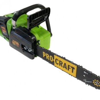 Motofierastrau electric (drujba) pe acumulatori, PROCRAFT PCA40/2, 20V, 4Ah, 11000 RPM, 2 acumulatori inclusi