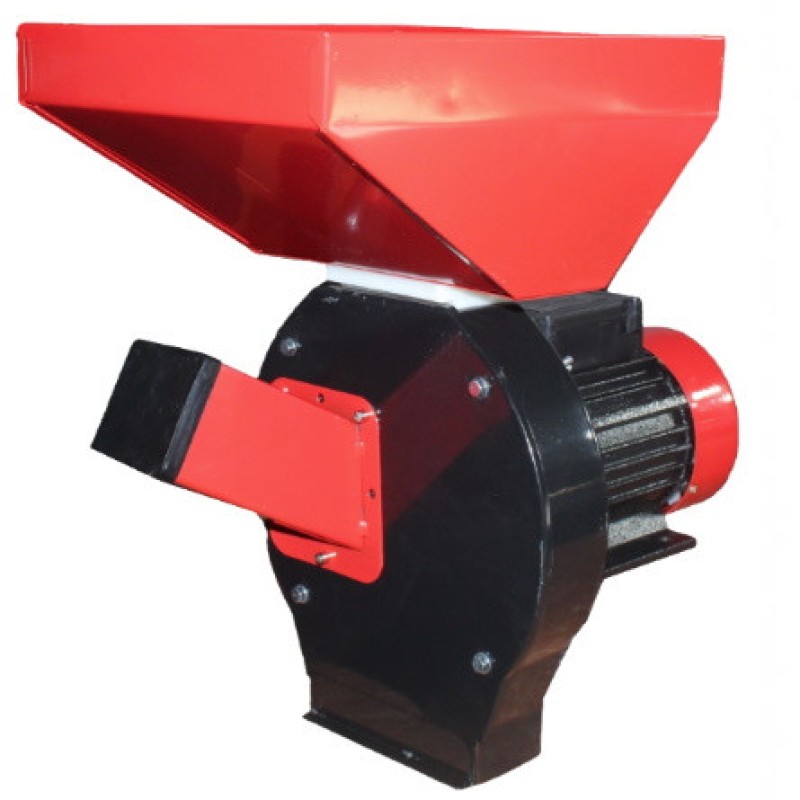 Moara electrica 2 in 1 pentru cereale, ELEFANT EM-1.1E, 3.9Kw, 3000RPM, pana la 200Kg/h, cuva mare