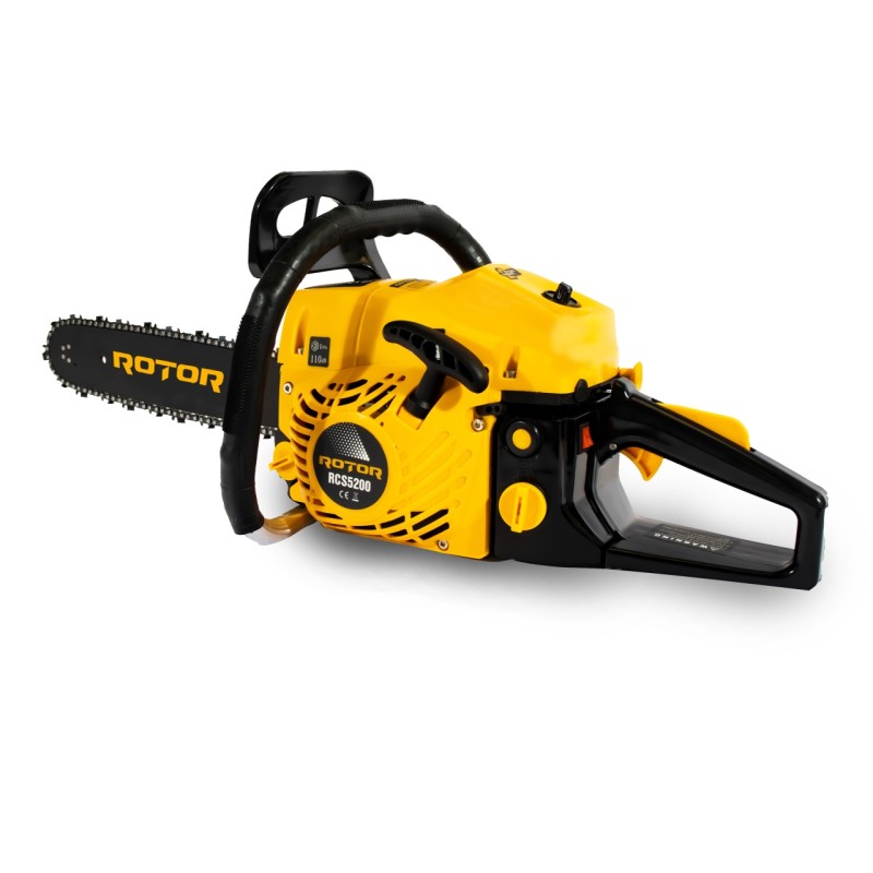 Motofierastrau (drujba) pe benzina, ROTOR RCS5200, 2T, 3.9CP, 10500 RPM, lama de 38 cm
