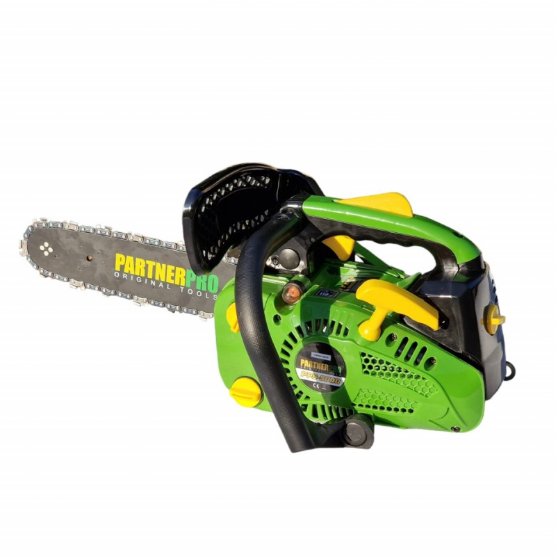 Motofierastrau (drujba) de mana pe benzina, PARTNERPRO PPS-3000, 2T, 1.5 CP, 8500 RPM, lama de 30 cm
