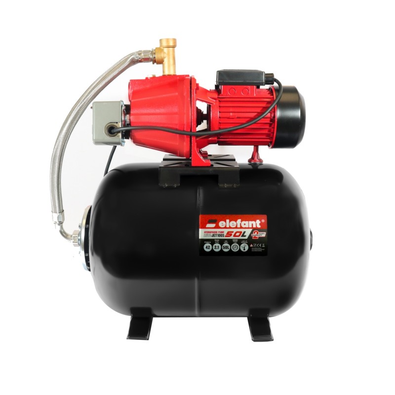 Hidrofor pentru apa, ELEFANT AUTOJET100S, 550 W, 35 l/min, rezervor 50 l