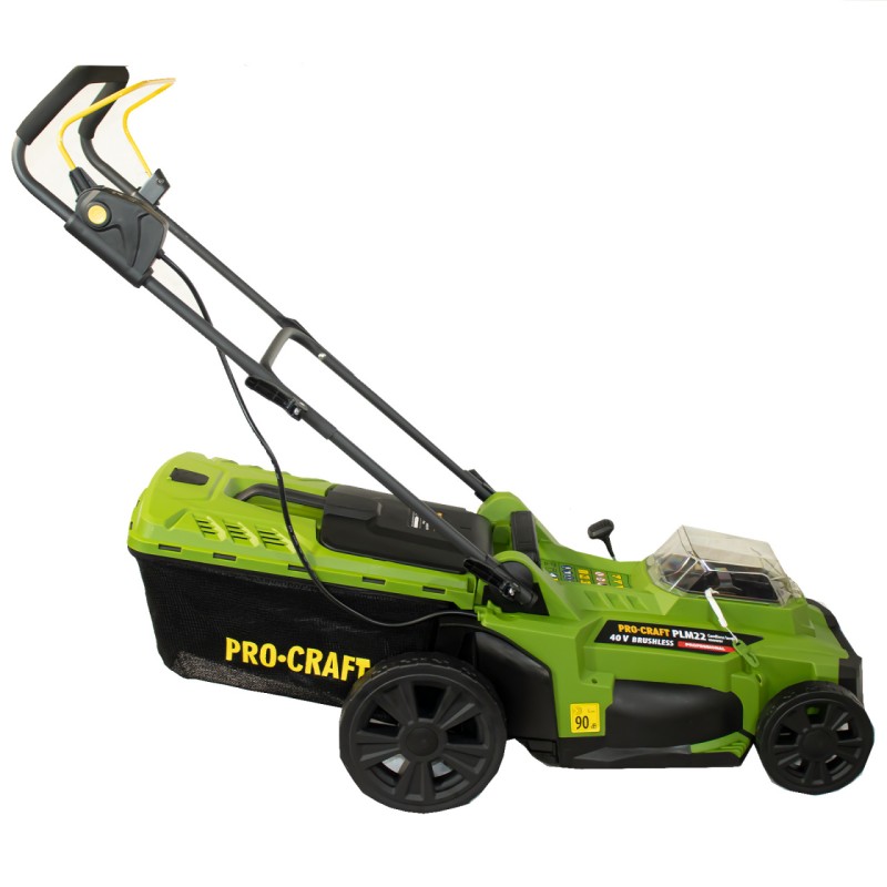 Masina de tuns iarba pe acumulatori, PROCRAFT PLM22, 2 x 20V, 430mm, 50 litri Masina de tuns iarba pe acumulatori, PROCRAFT PLM22, 2 x 20V, 430mm, 50 litri