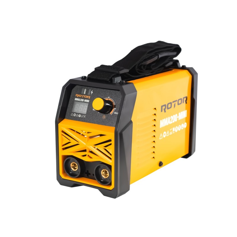 Aparat de sudura tip invertor, ROTOR MMA200-MIN, 200A, electrozi intre 1.6 - 5mm, LCD Color