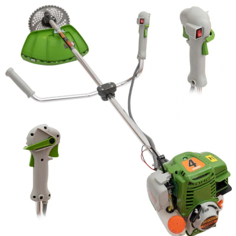 Motocoasa de umar pe benzina, PROCRAFT T5600, 4T, 7.8CP, 9000 rpm, 4 sisteme de taiere, ham Motocoasa de umar pe benzina, PROCRAFT T5600, 4T, 7.8CP, 9000 rpm, 4 sisteme de taiere, ham