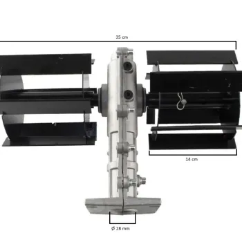 Prasitoare, Accesoriu pentru Motocoasa, 28 mm * 9 T